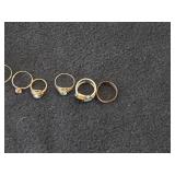 Lot of (8) Rings