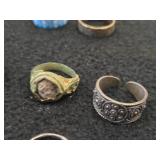 Lot of (16) Rings