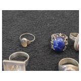 Lot of (12) Rings