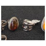 Lot of (12) Rings