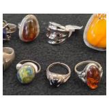 Lot of (12) Rings