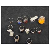 Lot of (12) Rings