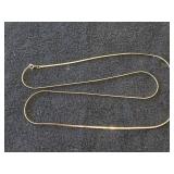 7.2-grams 14K Gold Necklace 28'