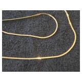 7.2-grams 14K Gold Necklace 28'