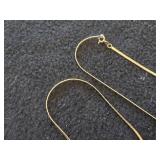 7.2-grams 14K Gold Necklace 28'