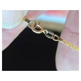 7.2-grams 14K Gold Necklace 28'