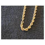 22.5-grams 14K Gold Necklace 17'