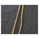 22.5-grams 14K Gold Necklace 17'