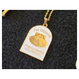 Lot of (8) Gold-toned Necklaces and Chains