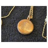 Lot of (8) Gold-toned Necklaces and Chains