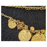 Lot of (5) Gold-toned Necklaces