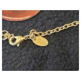 Lot of (5) Gold-toned Necklaces