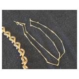 Lot of (5) Gold-toned Necklaces