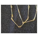 Lot of (5) Gold-toned Necklaces