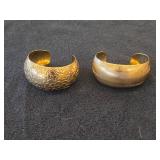 Lot of (2) Cuff Bracelet by Charles Albert