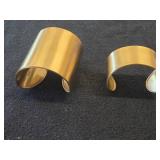 Lot of (2) Cuff Bracelets by Charles Albert