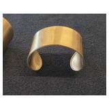 Lot of (2) Cuff Bracelets by Charles Albert