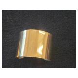 Charles Albert Gold Metal Alchennia Collar Necklace + Cuff Bracelet