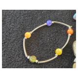 Lot of (8) Stretch Beaded Bracelets
