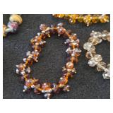 Lot of (8) Stretch Beaded Bracelets