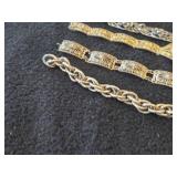 Lot of (5) Vintage style Bracelets