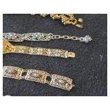 Lot of (5) Vintage style Bracelets