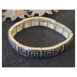 Lot of (5) Silver-toned Bracelets