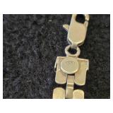 55.6-grams (total) Sterling Silver Bracelet + Cuff Bracelet