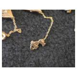 Vintage 11.4-grams (total) 10K Gold - Lot of (4) Fraternity Pins from 1950's