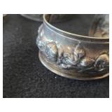 Lot of (7) Bracelets - Silver-tone Cuff Bracelets (x5) + Silver-tone Camel Hamsa Egyptian Metal Hinged Bracelet + Silverplate Bangle Bracelet