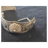 Lot of (7) Bracelets - Silver-tone Cuff Bracelets (x5) + Silver-tone Camel Hamsa Egyptian Metal Hinged Bracelet + Silverplate Bangle Bracelet