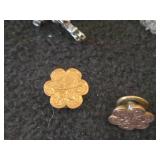 Lot of (4 Sets) Cuff Links + Extras