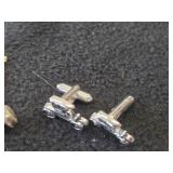Lot of (4 Sets) Cuff Links + Extras