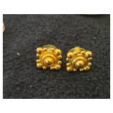 Lot of (7 Sets) Earrings - Gold and Silver toned