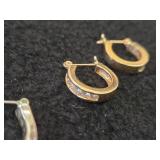 Lot of (7 Sets) Earrings - Gold and Silver toned