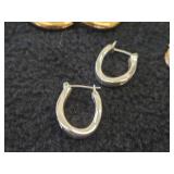 Lot of (7 Sets) Earrings - Gold and Silver toned
