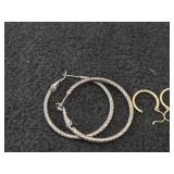 Lot of (7 Sets) Earrings - Gold and Silver toned