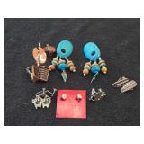 Lot of (7 Sets) Clip-on Earrings