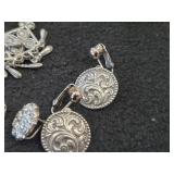 Lot of (7 Sets) Clip-on Earrings | Silver-tone