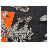 Lot of (7 Sets) Clip-on Earrings | Silver-tone
