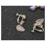 (5 Sets) Clip-on Earrings + Necklace with Matching Earrings