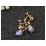 (5 Sets) Clip-on Earrings + Necklace with Matching Earrings