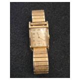 Vintage 1940's - 1950's Lord Elgin 14K Gold Filled Case Wrist Watch
