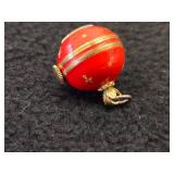 Dulux Swiss Ball Watch (red enamel with gold stars)
