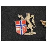 72.5-grams (total) 925 Silver - Lot of (6) Pins