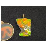 Lot of (9) Jewelry - Pendant (x4), Ship theme Pins (x4), House theme Pin (x1)