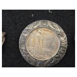 Jewelry - (2) Coin Pendants + (5) Coin Pins
