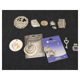 Jewelry - (6) Pendants + (6) Pins