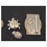 Jewelry - (6) Pendants + (6) Pins
