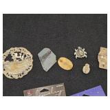 Jewelry - (6) Pendants + (6) Pins